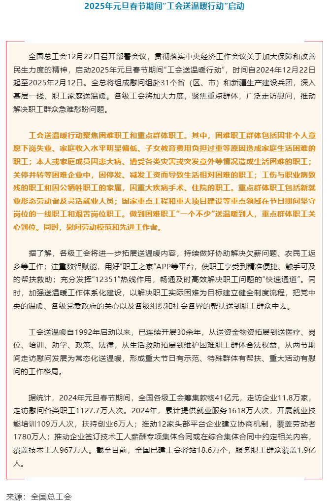 啟動！2025年元旦春節(jié)期間“工會送溫暖行動”即日起至2025年2月12日在全國開展.png