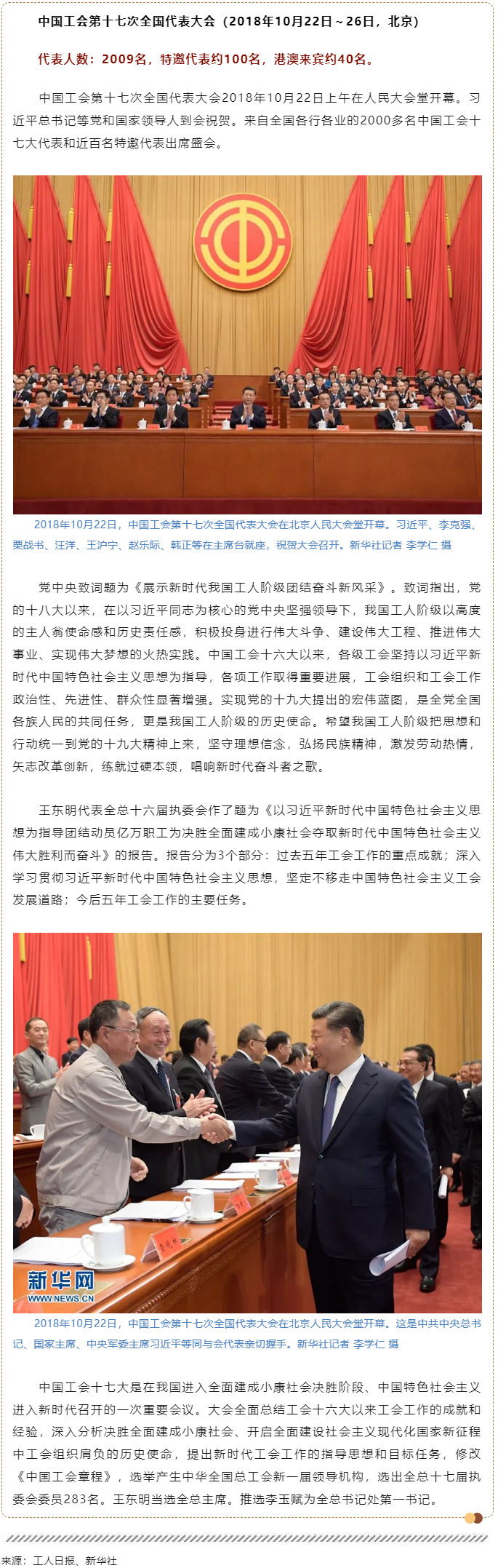工運(yùn)檔案｜中國工會(huì)第十七次全國代表大會(huì)（2018年10月22日～26日，北京）.png