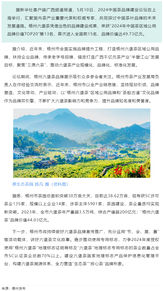 排名全國第13名！“梧州六堡茶”品牌價值實現新突破.png